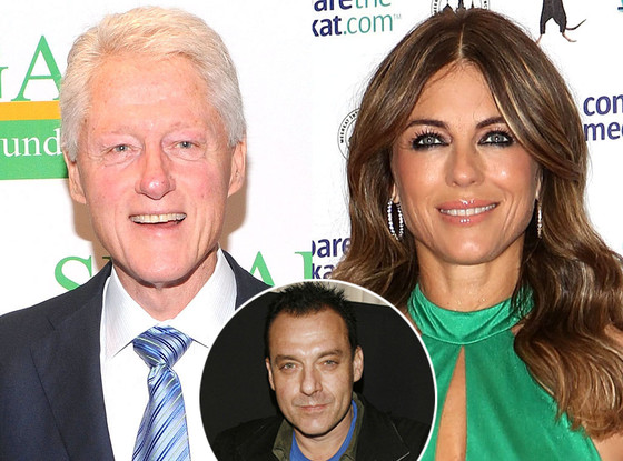 Bill Clinton, Elizabeth Hurley, Tom Sizemore Bill Clinton, Elizabeth Hurley, Tom Sizemore